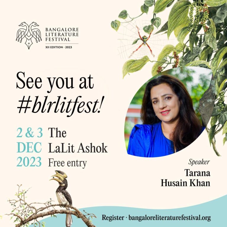 The Bangalore Lit Fest 2-3 December 2023